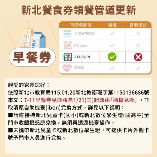 7-11超商領餐方式